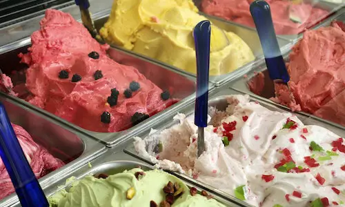 Is moldly ice cream safe to eat?
